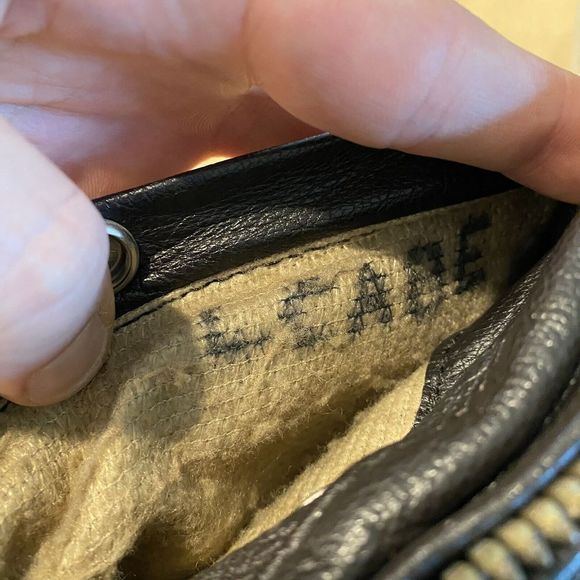 Vintage L.L. Bean Brown Leather Jacket Bummer A-2 G-1  - Picture 9 of 14